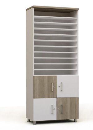 Dört Kapaklı On Bir Gözlü Dolap