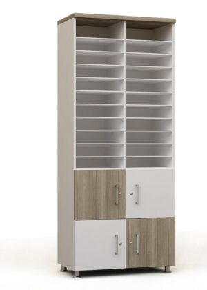 Dört Kapaklı Yirmi İki Gözlü Dolap