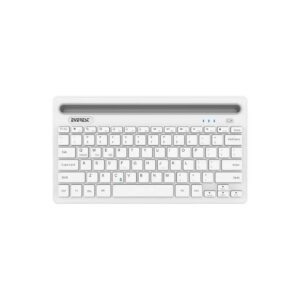 EVEREST KB-BT82 BLUETOOTH ŞARJLI KABLOSUZ KLAVYE-BEYAZ/GÜMÜŞ