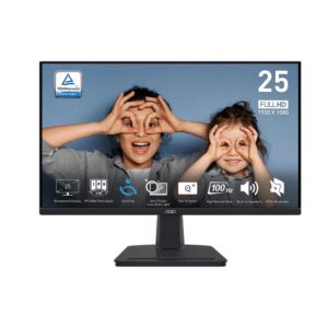 MSI 24.5'' PRO MP251 1 Ms(MPRT) 100Hz 1MS(MPRT) FHD IPS MONİTÖR
